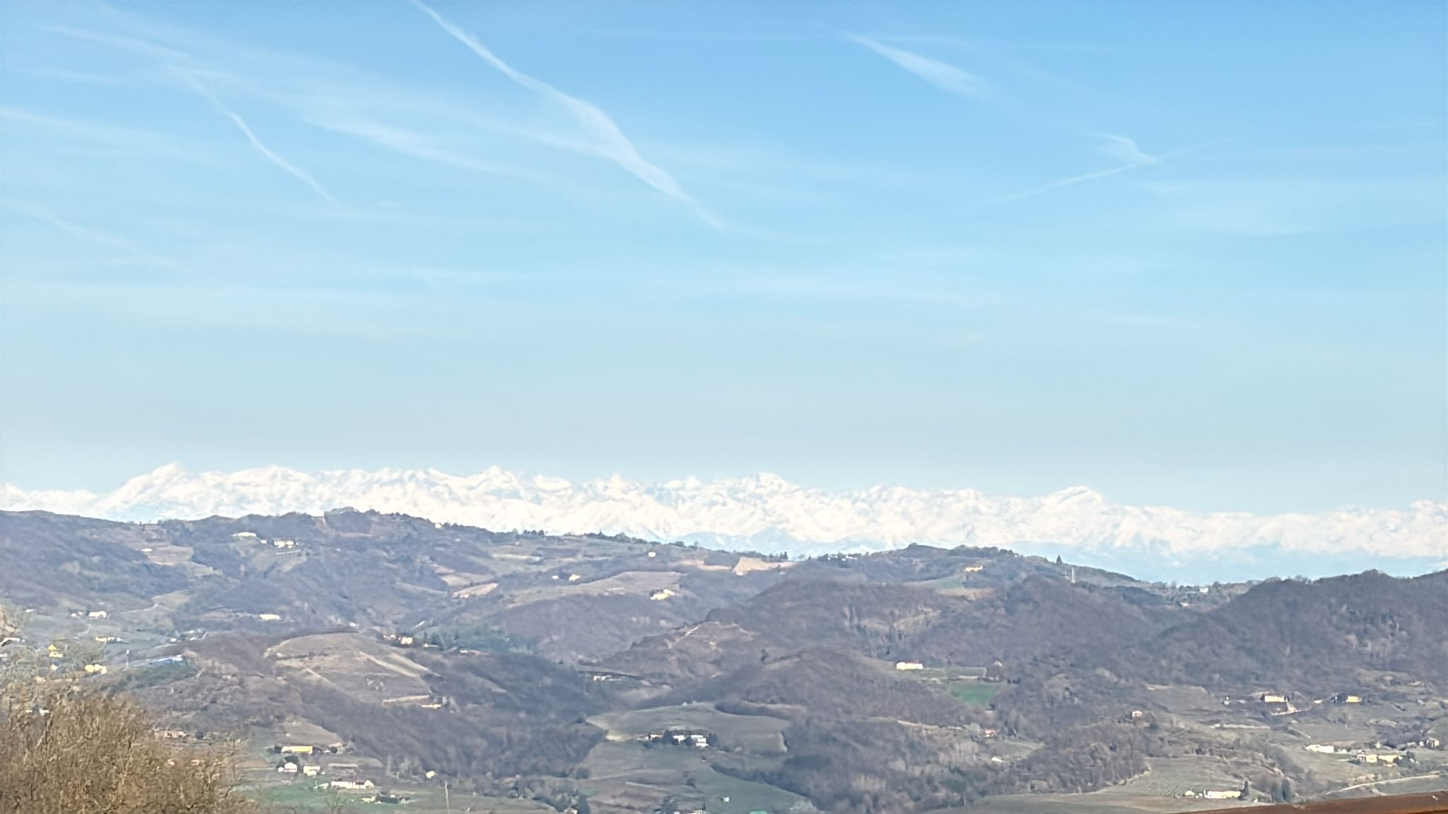 Vista sulle montagne da Casa alla Croce